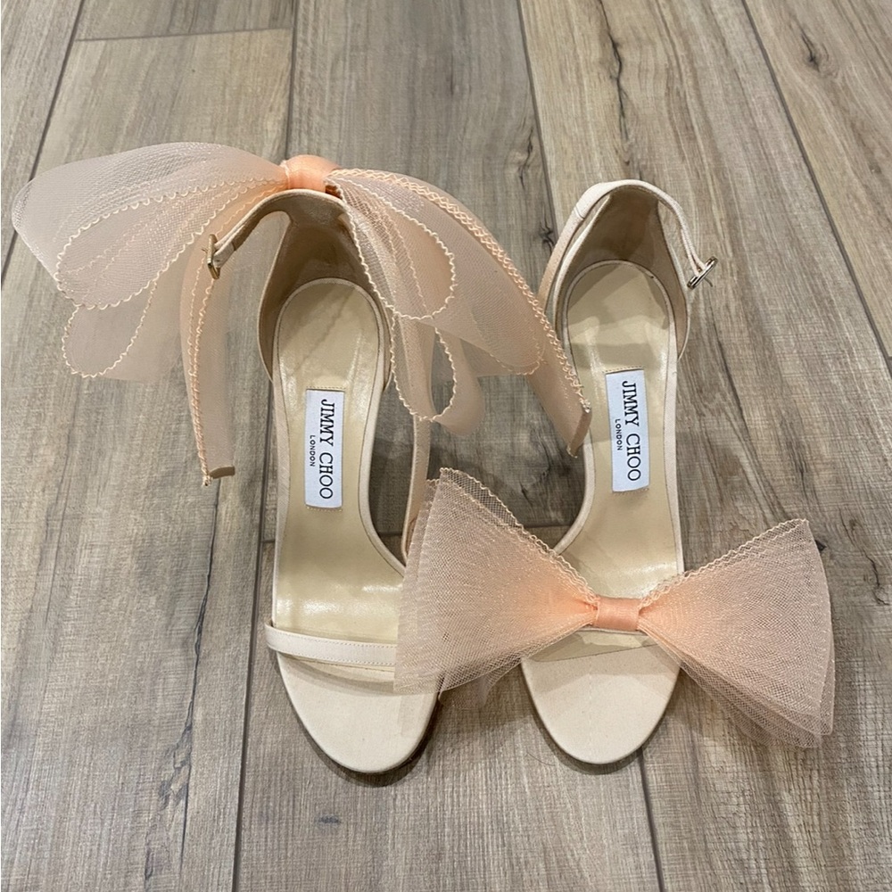 Jimmy Choo bow sandals